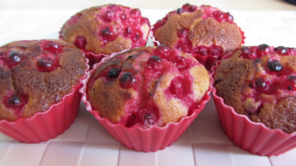 Vanilkové muffiny s ovocem